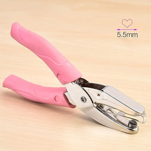 1 Pack 6.3 Inch Length 1/4 Inch Diameter of Heart Shape Hole Handheld Single - Image 2