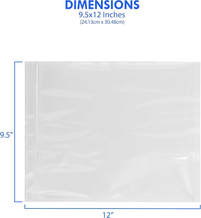 2000 Count 9.5" x 12" Shipping Label Envelopes, Top Loading - Image 3