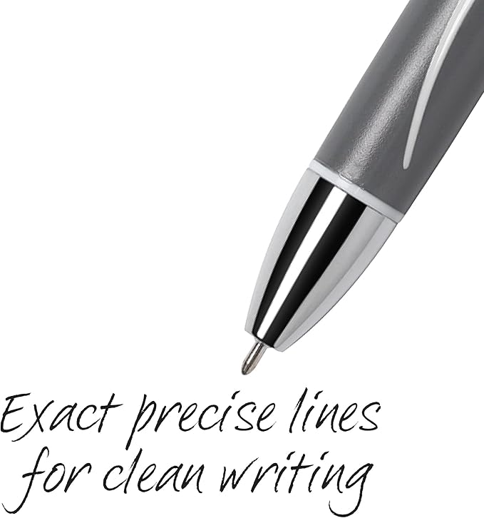 BIC Glide Exact Black Retractable Ballpoint Pens, Fine Point, 3-Count Pack - Image 4