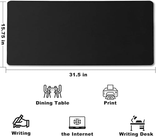 10 Pack 31.5" x 15.7" Waterproof Fabric Desk Pad, Rubber Anti-Slip Base - Image 2