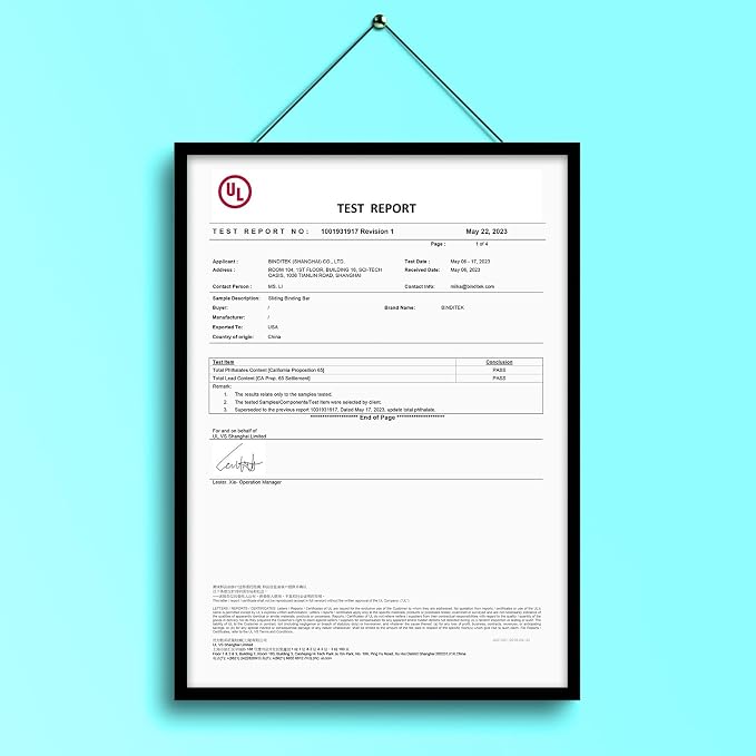 Binditek 100 Pack Clear Report Covers - Image 9