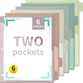 Epakh 6 Pcs Binder Dividers for 3 Rings Binders Index Dividers by Epakh