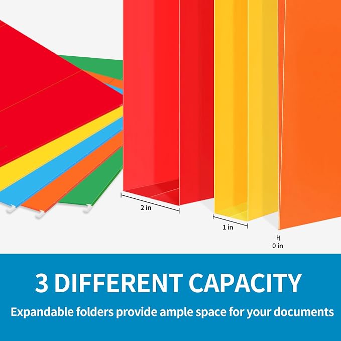 24 Pack Hanging File Folders, Letter Size - Image 4