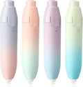 4 Pcs Quick Dry Correction Tape Aesthetic Gradient Color Refillable Retractable by Dinifee