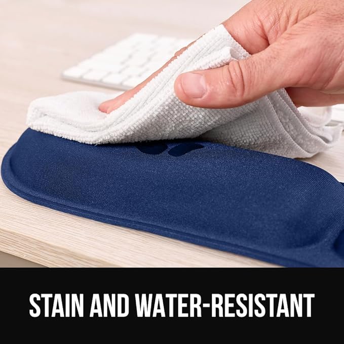 GORILLA GRIP Silky Memory Foam Keyboard Wrist Rest and Mouse Pad - Image 6