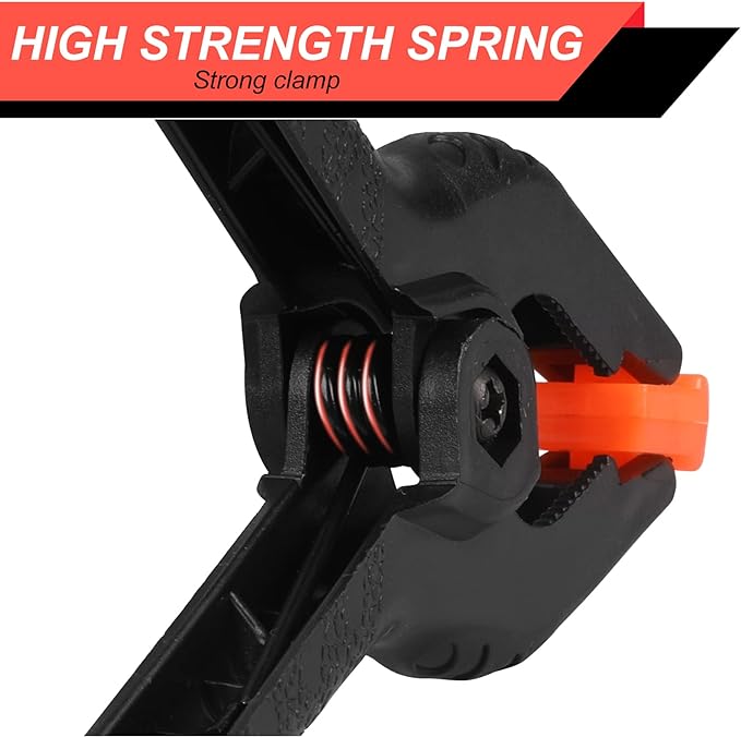 2 Pack Spring Clamps, 8.5inch Plastic Clips, Small Backdrop Clips, Clamps Heavy - Image 5
