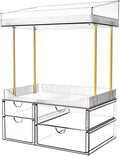 SNSLXH 4 Drawers Makeup Organizer by SNSLXH