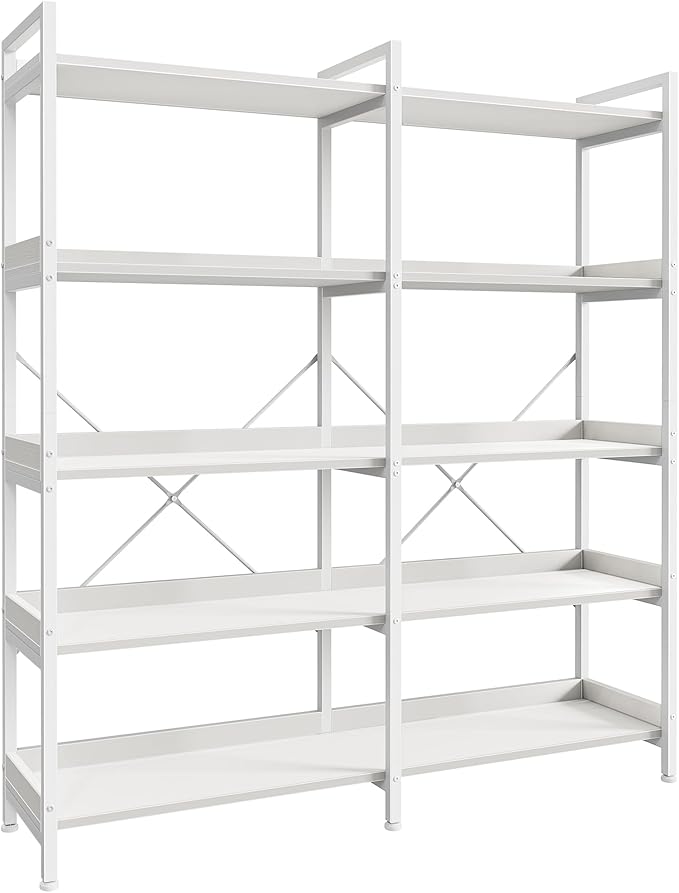 Huuger 5 Tier Bookshelf, Display Bookshelf by Huuger