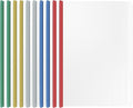 10 Sliding Bar Report Covers A4 Letter Holds 70 Sheets Multicolor | Sliding Bar by Quadafy