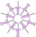 VAPKER Push Pins Tacks 120Pcs Solid Light Purple Thumb Tacks Larger Size Pin by VAPKER
