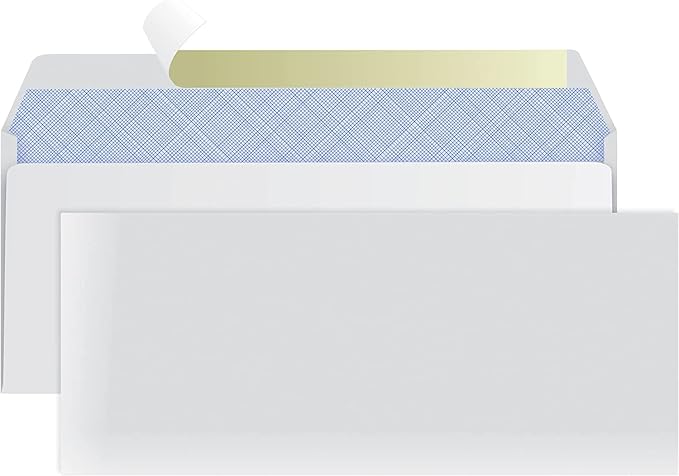 #10 Envelopes Letter Size Self Seal | 200 Business Mailing Security Peel and - Image 2