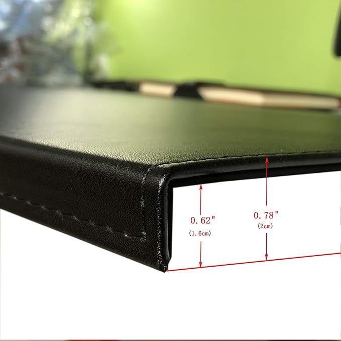 AKOZLIN 35.4"x 18.9" Soft PU Leather Surface Office Desk Mouse Mat Anti-Push Pad - Image 2