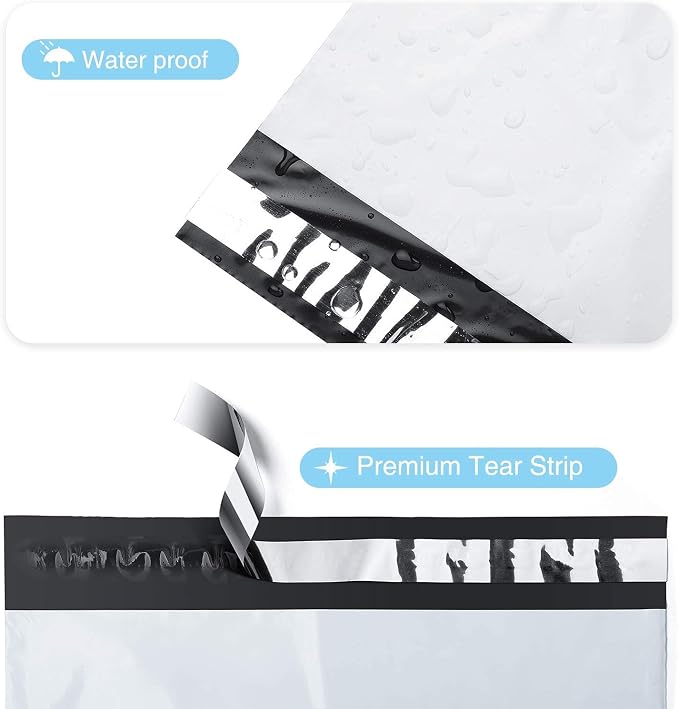 Fuxury 900 Pcs 24x24" Poly Mailers, Waterproof Mailing Envelopes - Image 3