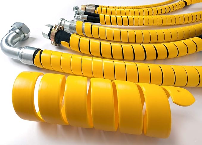 Electriduct 1/2 Inch Heavy Duty Spiral Wrap HDPE Flexible Plastic Cable Sleeve - Image 8