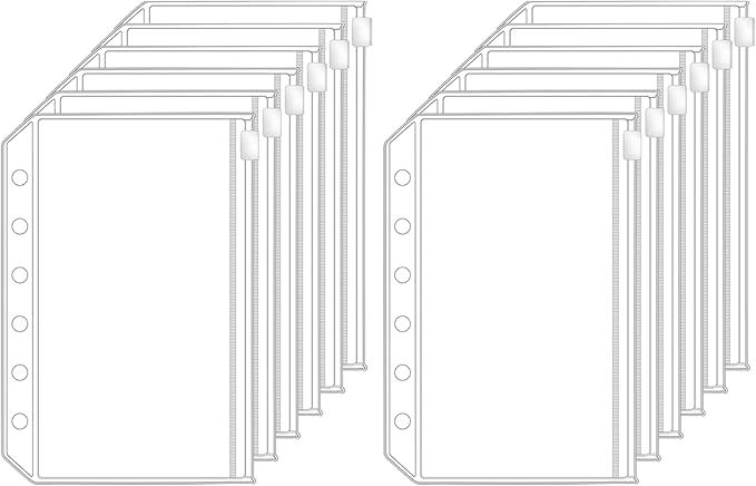 Antner 12pcs A7 Mini Binder Pockets by Antner