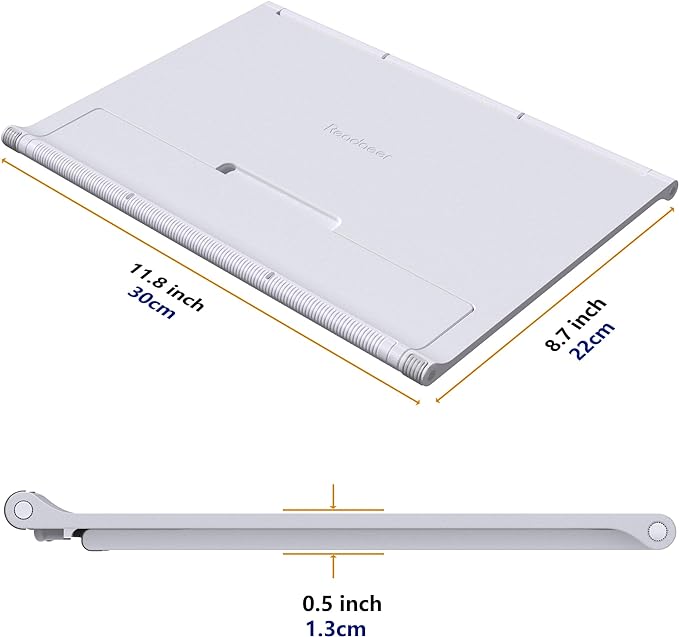 Readaeer Portable Book Stand Free Angle Adjustable Book Holder - Image 5