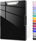 Piasoenc Clipboard with Storage, 8.5 x 11 ClipBoards with 2 Storage, Folio & by Piasoenc