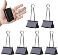 Jumbo Binder Clips, 3 Inch, Standard 75mm, Drawing Board Clips, Fold Clamp by Makanu