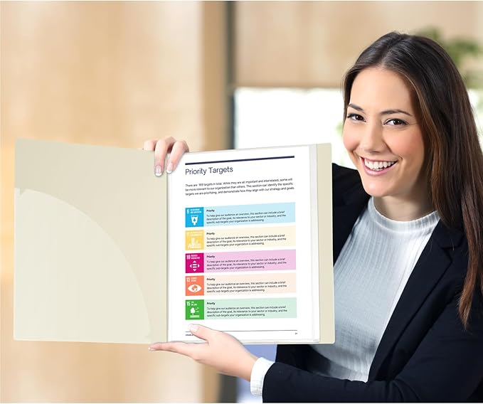 Dunwell Presentation Binder 60-Pocket, Displays 120 Pages, 8.5x11 Portfolio - Image 7