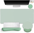LIMKRIAN Sage Green Mouse Pad Set, Complete XXL Desk Mat by LIMKRIAN