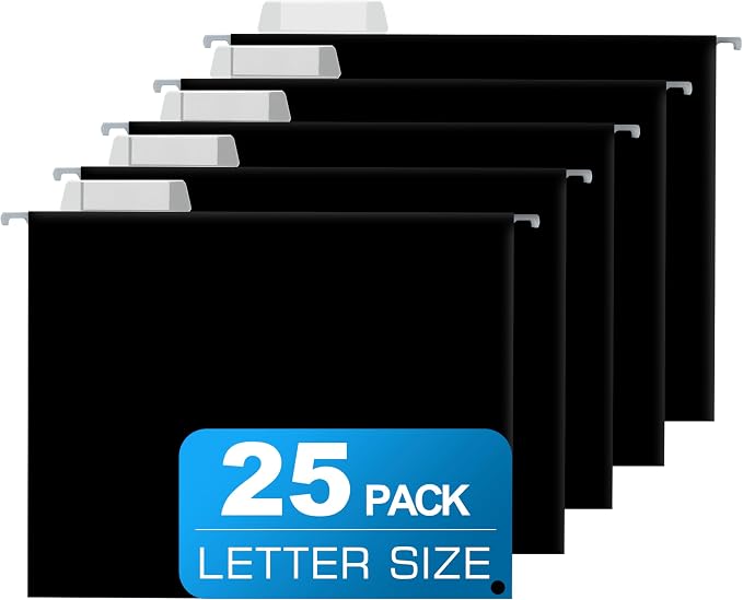 25 Packs Hanging File Folders, Designed by Unknown