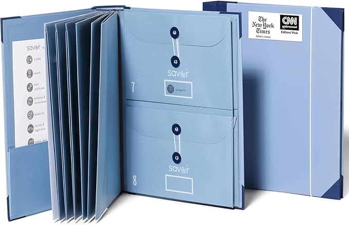 The Folio® Important Document Organizer by Savor | Binder by Savor