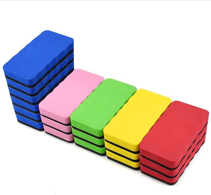 Dry Erase Erasers, Eeoyu 18 Pack Magnetic Whiteboard Dry Erasers Chalkboard - Image 5