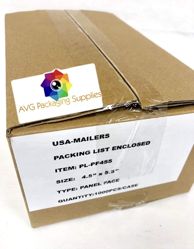 Packing List Enclosed Pouches – Clear Adhesive Envelope Bag - Image 6