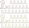 OWLFAVO 40pcs Puppy Dog Shape Paper Clips by OWLFAVO