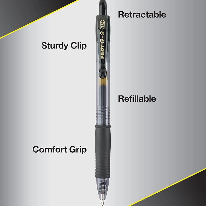Pilot G2 Premium Gel Roller Pens, Bold Point 1 mm, Journaling, and Office - Image 6