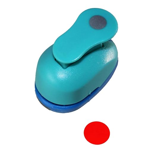 CADY Crafts Punch 1/2 inch(12mm Circle Punches Craft Lever Punch Handmade Paper by CADY
