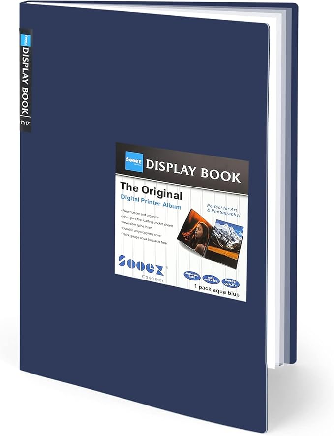 Sooez Art Portfolios 11"x17", Large Portfolio Folder by Sooez