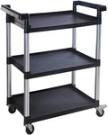 MaxWorks 80774 3-Shelf Utility Plastic Cart by MaxWorks