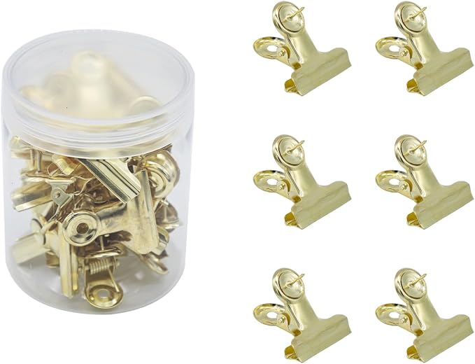 20pcs Metal Push Pins Clips 31mm by WEAXIO