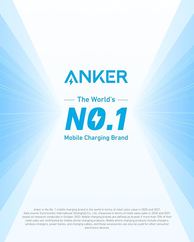 Anker Power Strip with 2100J Surge Protector, Outlet Extender, 5ft Extension - Image 3