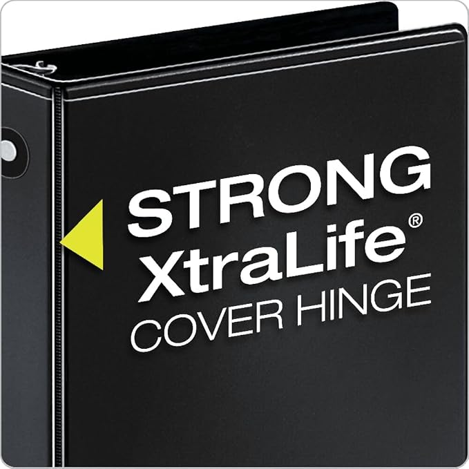 Cardinal Economy 3-Ring Binders, Round Rings, Holds 350 Sheets, Carton of 12 - Image 3