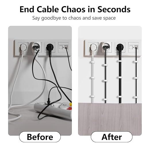 Jadaol Cable Clips 100Pcs 10mm Nail in Clips - Image 3
