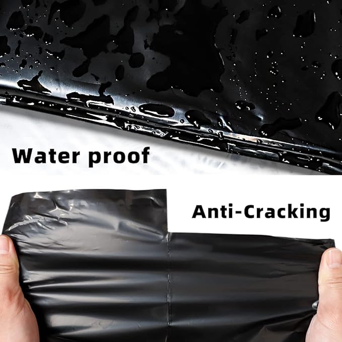POLYSELLS 100 pcs 12x15.5 Inches Black Poly Mailers Shipping Envelopes - Image 4