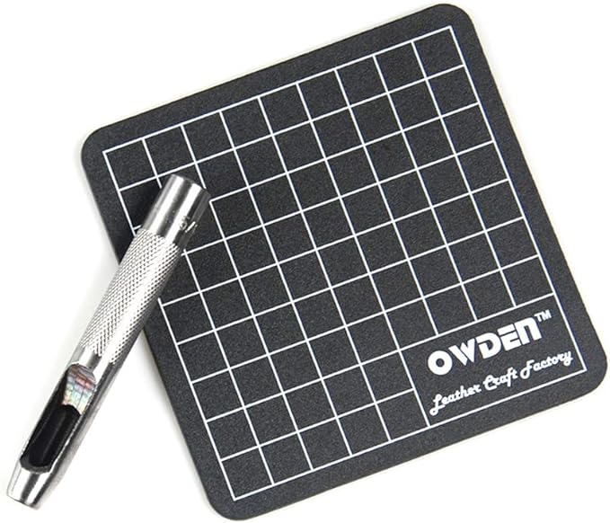 OWDEN 6 Pieces Hollow Hole Punch Set, Leather Punch Tools, - Image 3