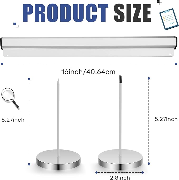 Henoyso 16 Inch Aluminum Slide Check Rack - Image 3