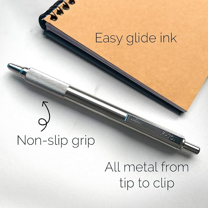 Zebra Pen F-701 Ballpoint Black Ink Fine Point 0.8mm Pen, Heavy Duty, Durable - Image 6