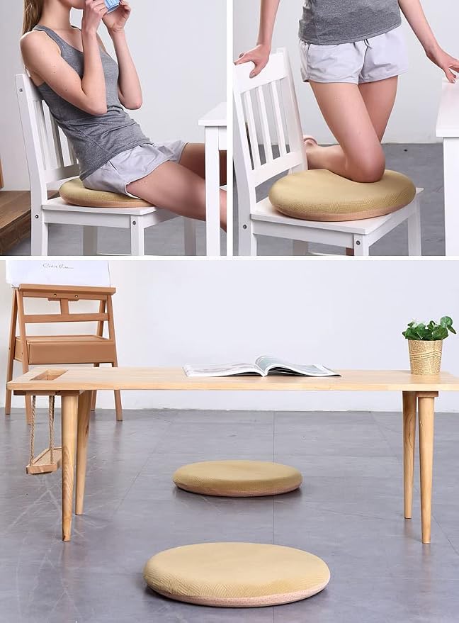Sigmat Memory Foam Seat Cushion Anti-Slip Soft Round Stool Cushion Chair Pad 13 - Image 7