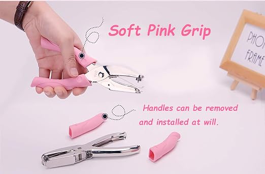Star Shape Single Paper Hole Punch, 1 Pack 6.3 Inch Length 1/4 Inch of Diameter - Image 4