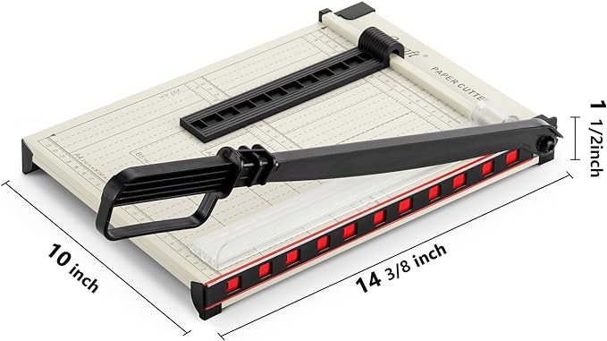 Ecraft 12" Guillotine Paper Cutter：Paper Trimmer Accurate Cutting - Image 2