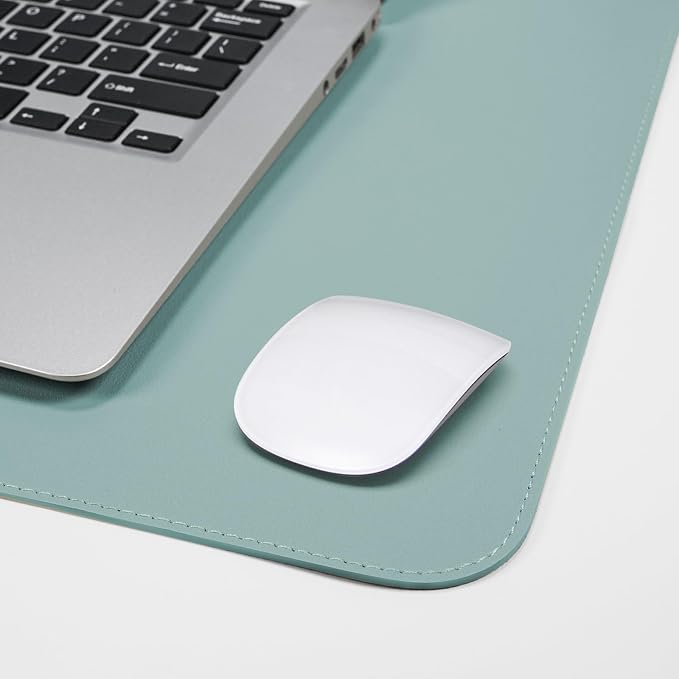 AFIING Cork Desk Mat, 31.5" x 17", Light Blue, Desk pad Protector | Dual-Sided - Image 5