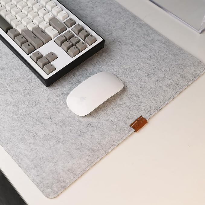 Bright Stone Felt Desk Mat, Non-Slip Mouse Pad, 31.5"x15.7" Office Supplies - Image 5