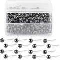 Push Pins Map Tacks 1/8-Inch Retro Metallic Color Beads Head Marking Push Pins by Yalis
