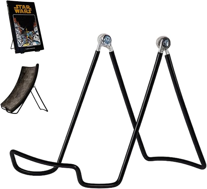 KINGDOM SOLUTIONS MADE IN USA 6-Pack Adjustable Black Metal Easels by KINGDOMSOLUTIONS