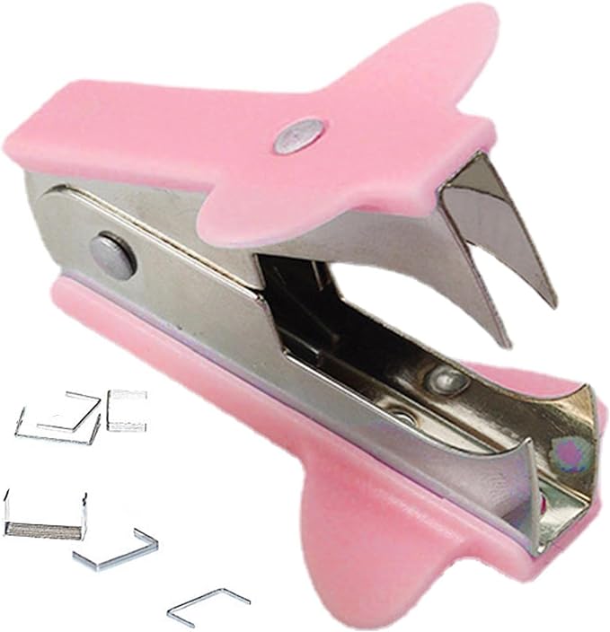 Pink Stapler Removal Tool, Staple Puller, Modern Plastic Stapler Remover - Image 6