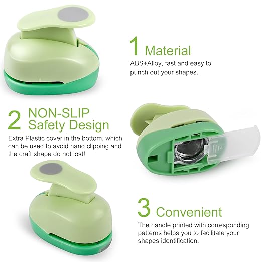 UCEC Circle Punch, 1 5/8 Inch Paper Punch, Circle Hole Punch, Round Shaped - Image 3